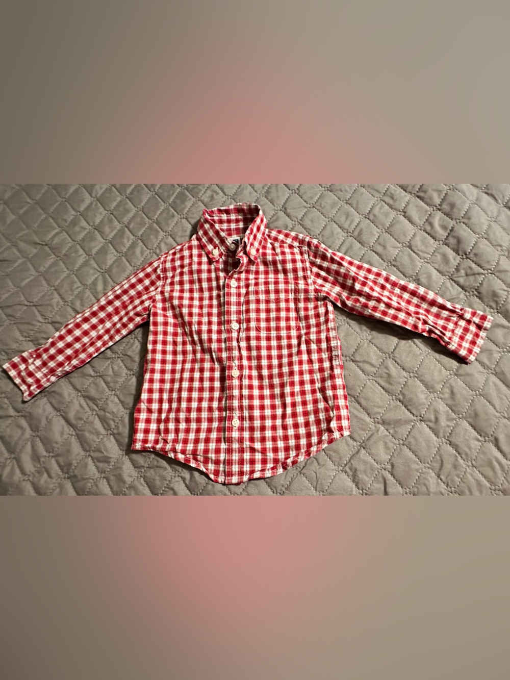 Baby Boy Janie & Jack Classic Red Plaid Button-Up Shirt - 18-24 mos